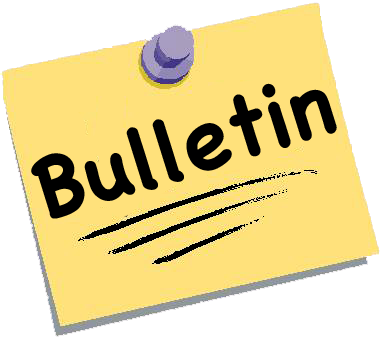 Bulletin - Monday January 23rd